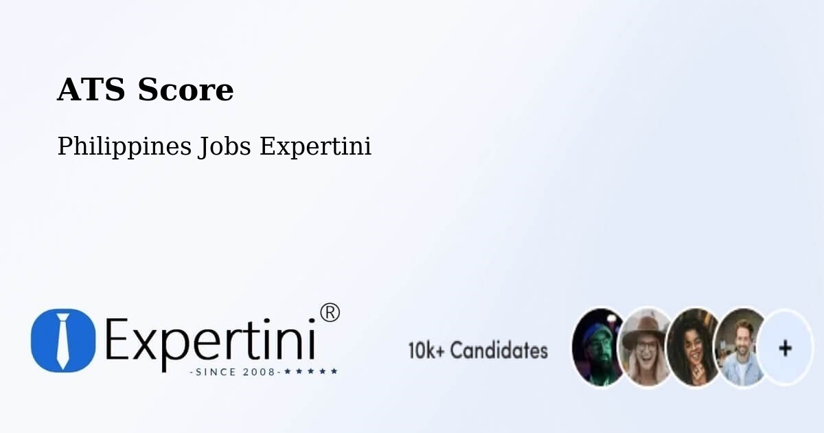 ATS Score - Philippines Jobs Expertini